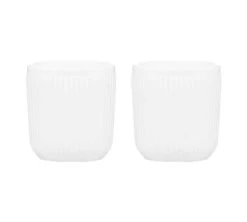 Set De 2 Mugs Douro Double Paroi - Porcelaine Blanche - 10cl - BODUM