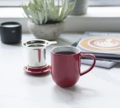 Mug Avec Infuseur Et Couvercle 300ml Teal - LOVERAMICS -Bodum Soldes mugouvert loveramics 2