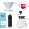Pack Slow Coffee : Moulin à Café D-Kanta MG05 + Kit V60 2 Pack Slow Coffee : Moulin à Café D-Kanta MG05 + Kit V60 -Bodum Soldes pack pour slow coffee 1 1