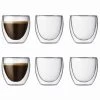 Verres Double Paroi BODUM - Pavina 6x8cl -Bodum Soldes pavina x6