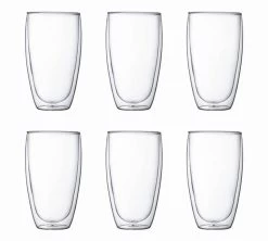 6 Verres BODUM Pavina Double Paroi 45 Cl