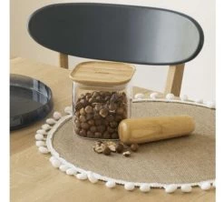 Boîte De Conservation Carrée - En Verre Et Bambou 800ml - PEBBLY -Bodum Soldes pebbly carre2