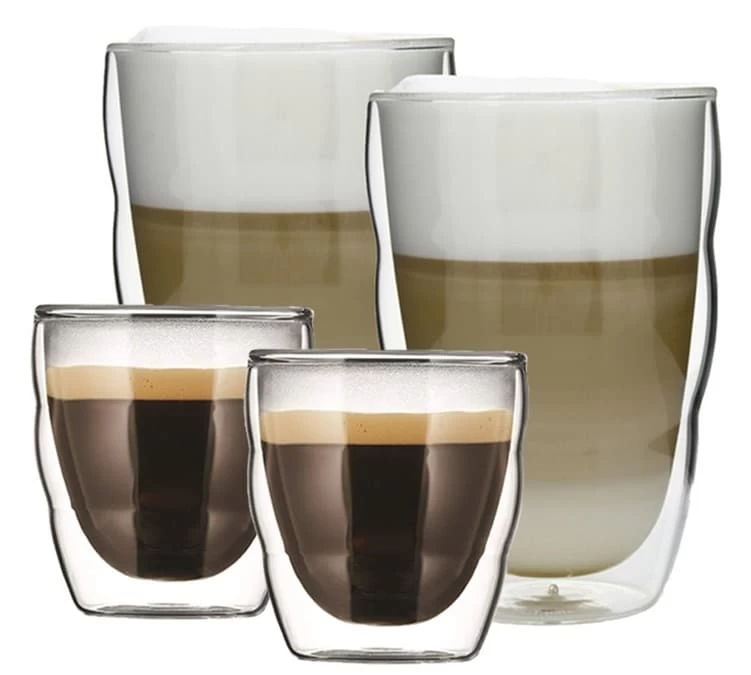 Verres Double Paroi BODUM - Pilatus 8cl Et 35cl 3 Verres Double Paroi BODUM - Pilatus 8cl Et 35cl