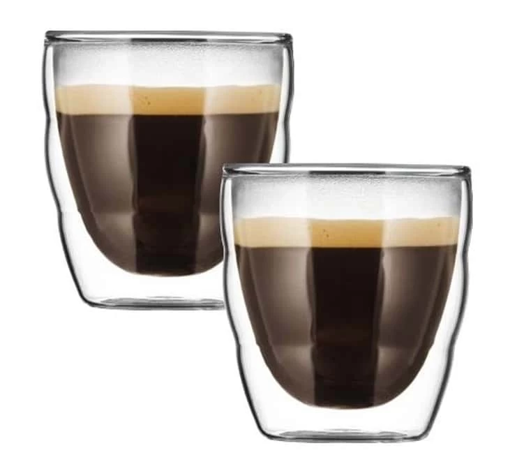 Verres Double Paroi BODUM - Pilatus 8cl Et 35cl 4 Verres Double Paroi BODUM - Pilatus 8cl Et 35cl – Image 2