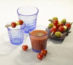 4 Verres Prisme Marine 27.5 Cl - Duralex 9 4 Verres Prisme Marine 27.5 Cl - Duralex -Bodum Soldes prisme marine verres 1