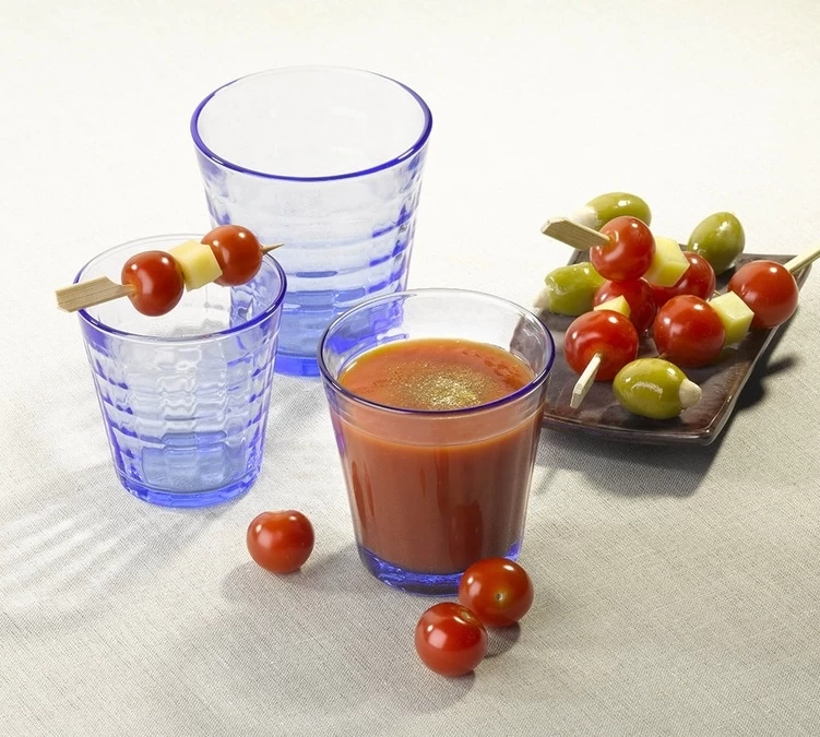 4 Verres Prisme Marine 27.5 Cl - Duralex 5 4 Verres Prisme Marine 27.5 Cl - Duralex – Image 3