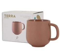Mug Terra Brique - 33 Cl - PYLANO -Bodum Soldes pylano mug brique2