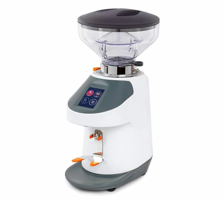 Moulin à Café QUAMAR Nemo-Q/E Blanc Mat Et Gris Bleu 3 Moulin à Café QUAMAR Nemo-Q/E Blanc Mat Et Gris Bleu