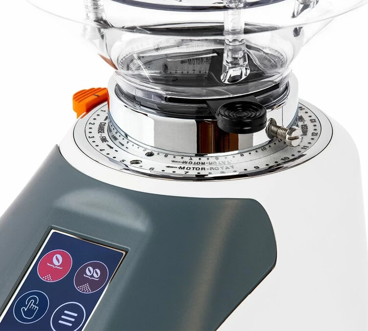 Moulin à Café QUAMAR Nemo-Q/E Blanc Mat Et Gris Bleu 5 Moulin à Café QUAMAR Nemo-Q/E Blanc Mat Et Gris Bleu – Image 3