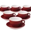 Tasses - LOVERAMICS - Cappuccino Et Sous-tasses Rouge Egg 20 Cl 1 Tasses - LOVERAMICS - Cappuccino Et Sous-tasses Rouge Egg 20 Cl -Bodum Soldes redcappuegg 6