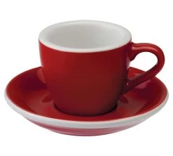Tasses - LOVERAMICS - Espresso Et Sous-tasses Egg Rouge 8 Cl X6 -Bodum Soldes redexpre 20egg
