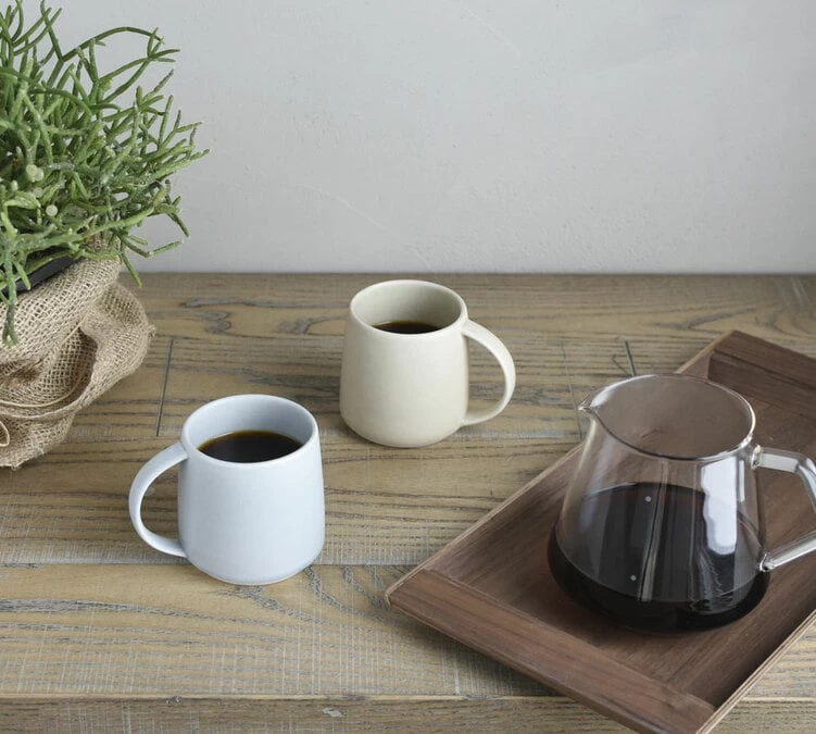 Tasse KINTO Ripple Beige En Procelaine 250 Ml 7 Tasse KINTO Ripple Beige En Procelaine 250 Ml – Image 5