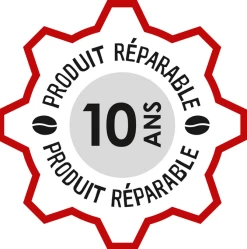 MELITTA Purista® F230-104 Noir Mat Garantie 3 Ans -Bodum Soldes rparable 10 ans logo 1