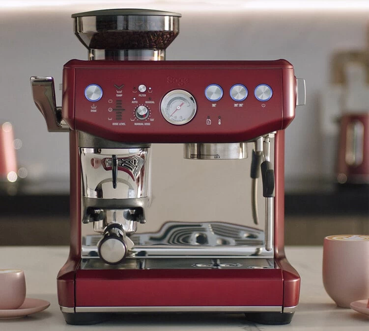 Machine Expresso SAGE Barista Express Impress SES876RVC4EEU1 Rouge Velours 4 Machine Expresso SAGE Barista Express Impress SES876RVC4EEU1 Rouge Velours – Image 2