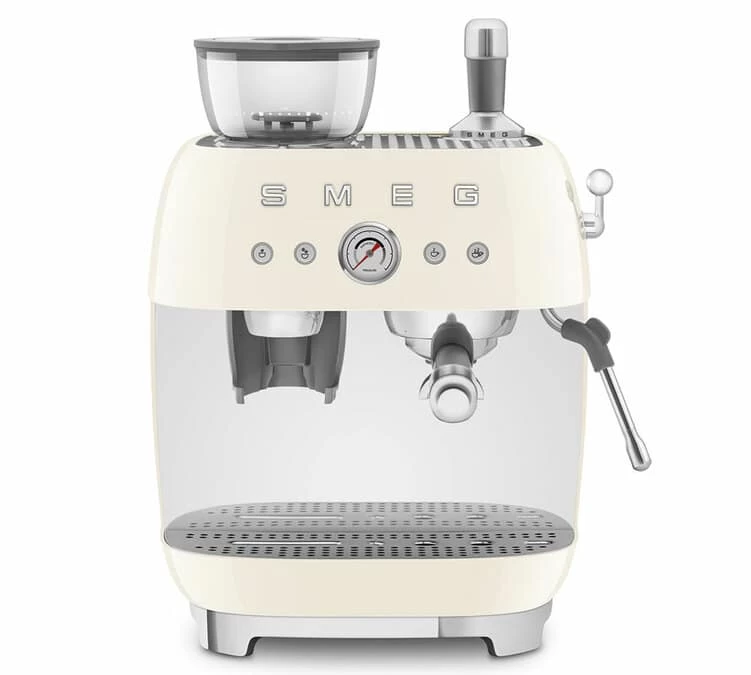 Machine Expresso SMEG EGF03CREU Crème Années 50 Avec Moulin Intégré 3 Machine Expresso SMEG EGF03CREU Crème Années 50 Avec Moulin Intégré