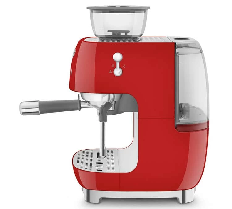 Machine Expresso SMEG EGF03RDEU Rouge Années 50 Avec Moulin Intégré 4 Machine Expresso SMEG EGF03RDEU Rouge Années 50 Avec Moulin Intégré – Image 2