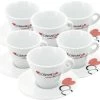Lot De 6 Tasses Et Sous-tasses Cappuccino 15 Cl - Cosmaï Caffè -Bodum Soldes tasses cappuccino cosmai caffe 44