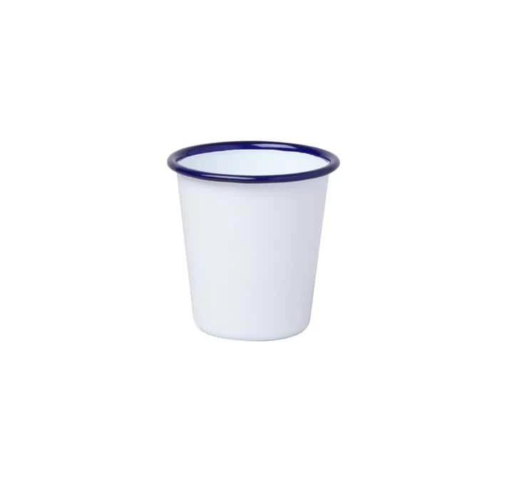 Verres - FALCON - Tasse Blanche Avec Bordure Bleue 12,4 Cl 3 Verres - FALCON - Tasse Blanche Avec Bordure Bleue 12,4 Cl
