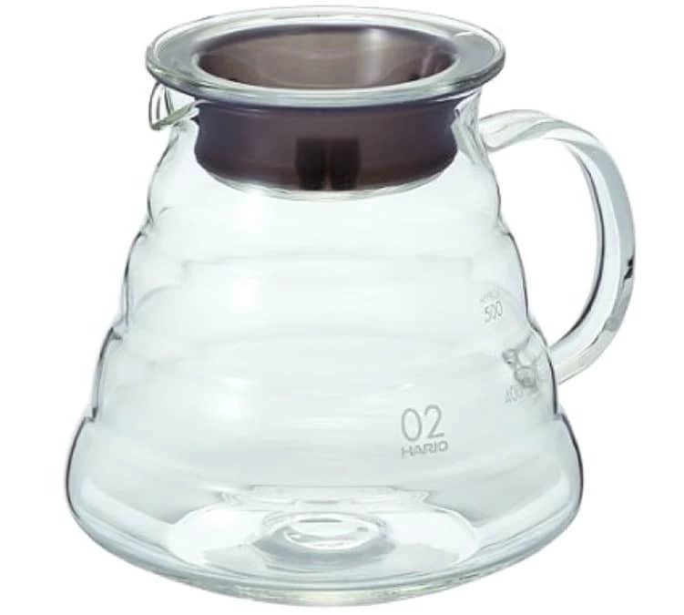 Carafe HARIO 2-5 Tasses En Verre Avec Support Pour V60 3 Carafe HARIO 2-5 Tasses En Verre Avec Support Pour V60