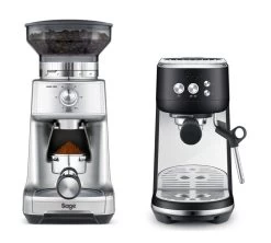 SAGE Machine Expresso The Bambino Black Truffle + Moulin à Café The Dose Control Pro