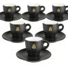 Tasses - ZICAFFE - Tasses Et Sous-tasses Noires 7 Cl -Bodum Soldes zicaffe noirx6